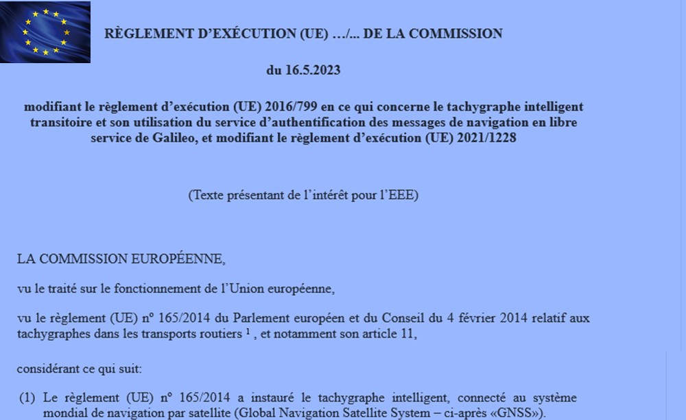 Chrono 1C V2 transitoire : Règlement d&rsquo;exécution